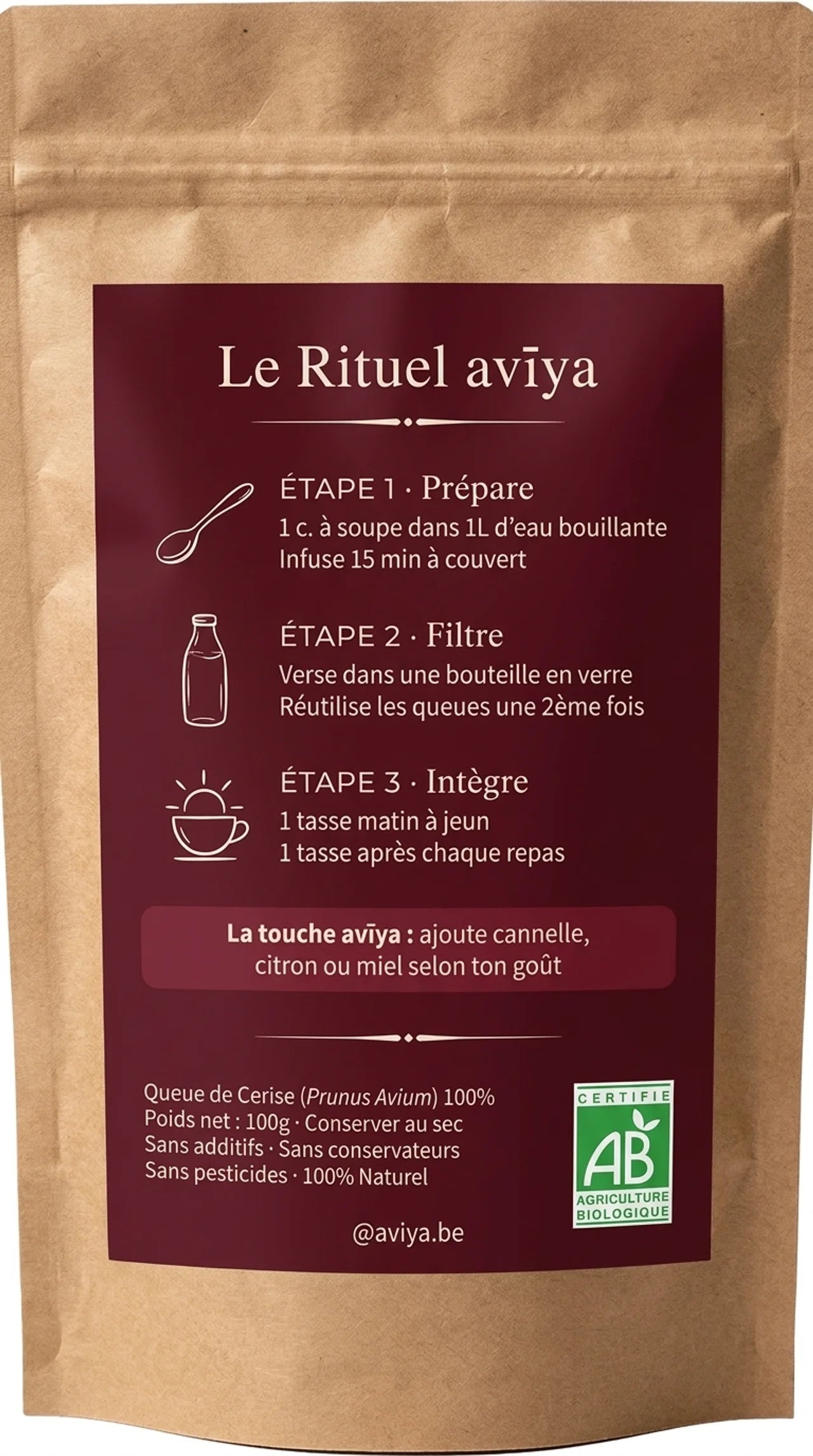 avīya Drainante — Infusion Queue de Cerise